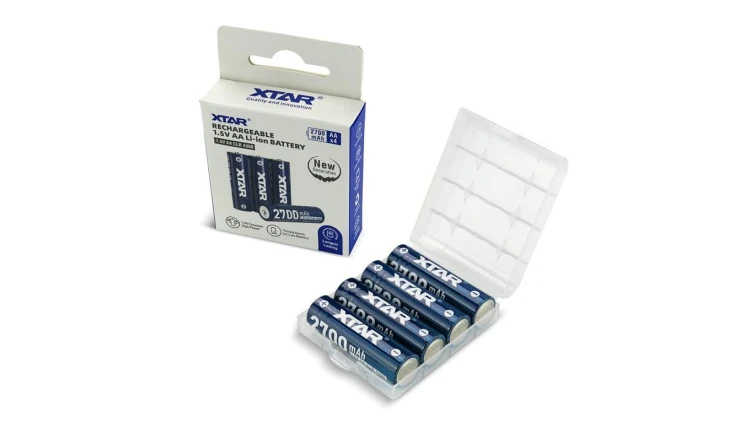 Akumulator Xtar R6 / AA 1,5V Li-ion 2700mAh z zabezpieczeniem - 4 sztuki