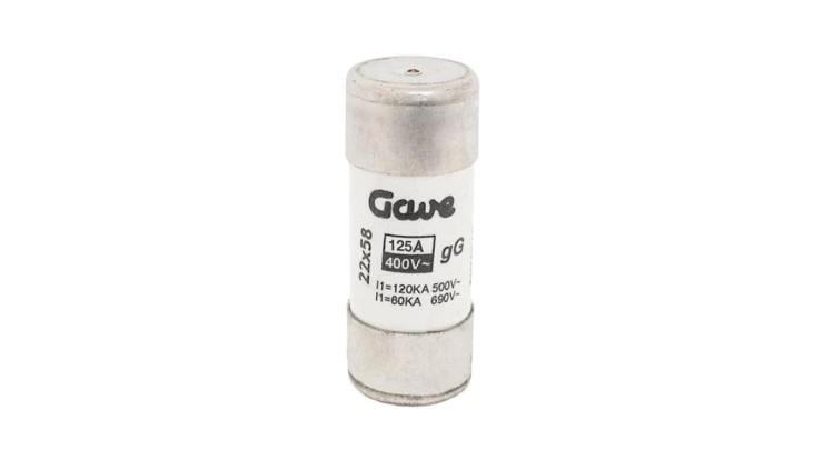 Wkładka topikowa cylindryczna CH 22x58 gG 125A/400V z wybijakiem, 32F125GLIF