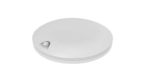 Plafon okrągły natynkowy LED 18W 1800lm 4000K IP54 biały barwa NW biała neutralna z czujnikiem ruchu biały Lumilight