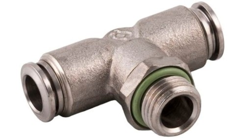Szybkozłączka pneumatyczna RS PRO 1/8 in Male rodzaj Męski Gwintowany, rura Mosiądz niklowany 1/8in