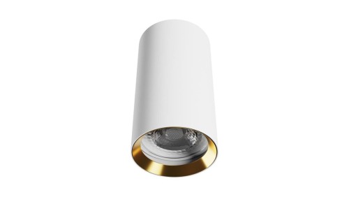 CHLOE VARIOSA GU10 NATYNKOWA GU10 230V IP20 55x100MM BIAŁY ŚRODEK ZŁOTY OKRĄGŁA