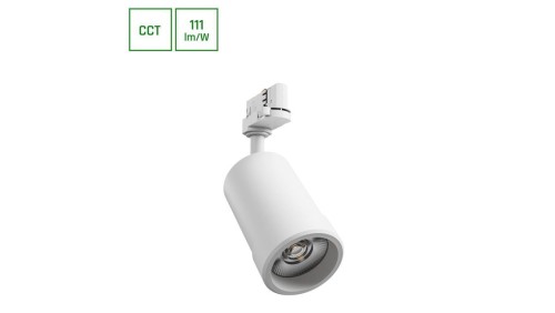 PAVA BASIC NA SZYNOPRZEWÓD 3F 20W 3CCT 230V 20-45ST IP20 RA80 84X136X185MM BIAŁY