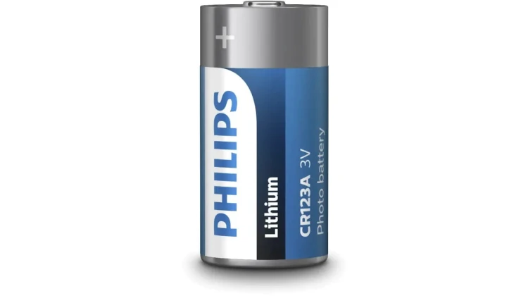CR123A bateria 3V lithium Philips