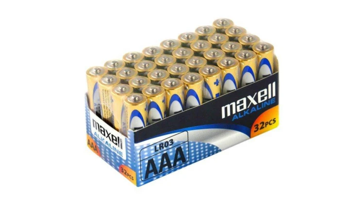 bateria alkaliczna Maxell Alkaline LR03 / AAA - 32 sztuki