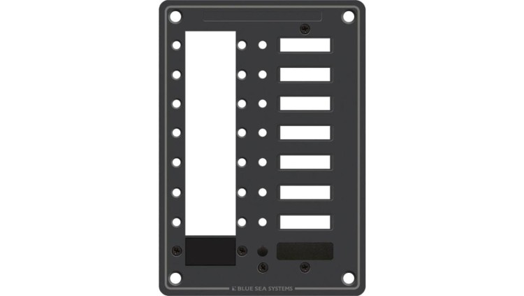 Panel DC 8-pozycyjny Blue Sea do wyłączników serii C