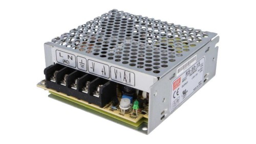 RS-50-15 Zasilacz impulsowy do wbudowania modułowy 50W 15VDC 3,4A