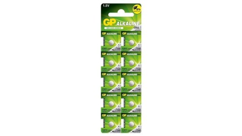 10 x bateria alkaliczna mini GP 177 / G4 / AG4 / LR626 / LR66