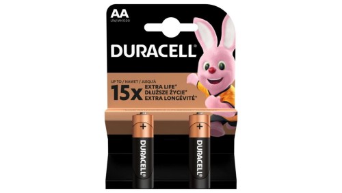 2 x bateria alkaliczna Duracell Duralock Basic CiB LR6 AA (blister)