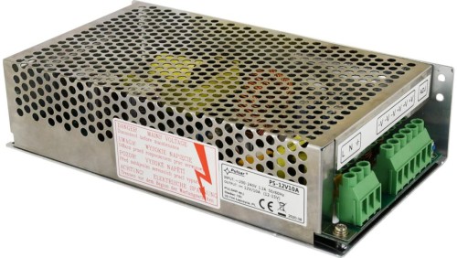 Zasilacz impulsowy do zabudowy, zakres regulacji napięcia wyjściowego: 12 - 15 V DC, PS-12V10A 12V/10A