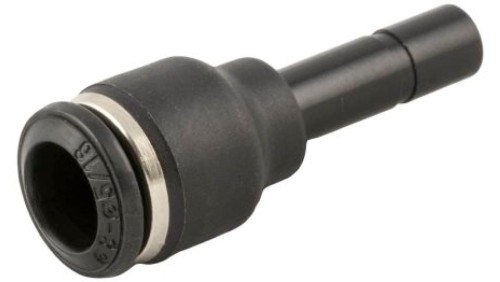 Adapter gwintowany prosty typu rura – rura Wciskane 8 mm Wciskane 10 mm RS PRO Złączka prosta