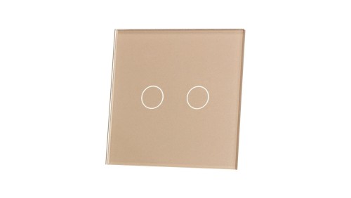 Livolo SZAMPAŃSKI METALIZOWANY PANEL SZKLANY 702-63