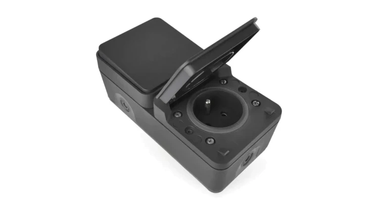 EMOS Cyklone gniazdo+wyłącznik schodowy IP55 D730429