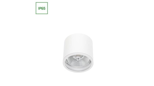 CHLOE AR111 NATYNKOWA GU10 250V IP65 120x115mm BIAŁY okrągła nieruchoma