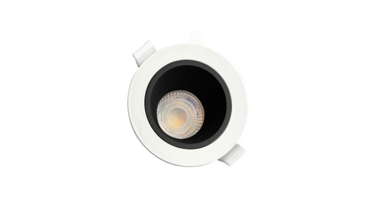 FIALE CORE ANTI-GLARE GU10 OCZKO GU10 IP20 FI95X46MM BIAŁY SRODEK CZARNY OKRĄGŁA