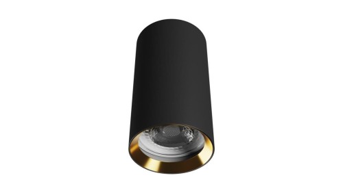 CHLOE VARIOSA GU10 NATYNKOWA GU10 230V IP20 55x100MM CZARNY ŚRODEK ZŁOTY OKRĄGŁA
