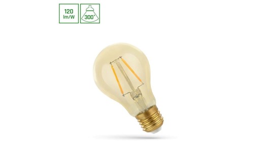 LED GLS E-27 230V 2W COG WW RETROSHINE SPECTRUM