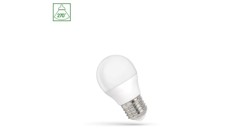 LED KULKA E-27 230V 1W CW SPECTRUM