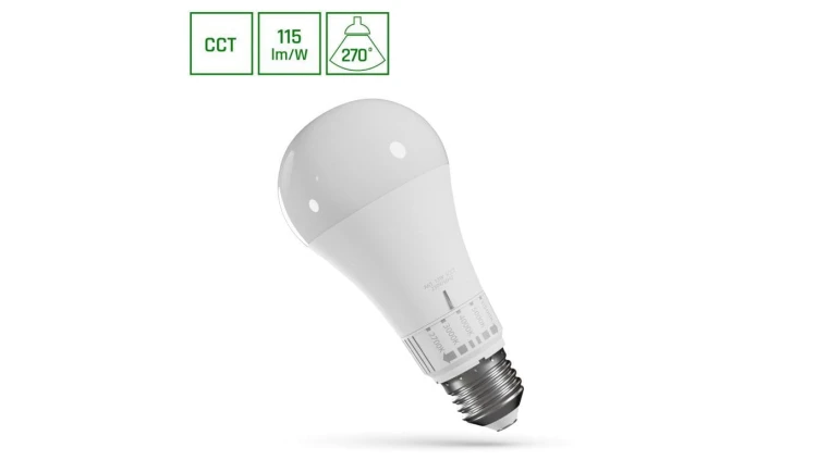 LED GLS E-27 230V 13W 5CCT SPECTRUM