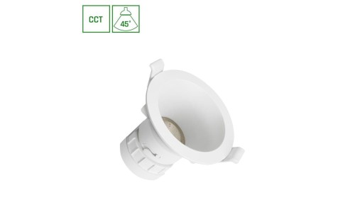 FIALE CORE COMPLETE DOWNLIGHT 7W CCT 230V 45ST IP20 UGR19 FI90X85MM BIAŁY OKRĄGŁA