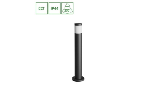STELLA COLUMN GU10 6W CCT 230V 270ST IP44 IK08 175X722MM CZARNY OKRĄGŁA