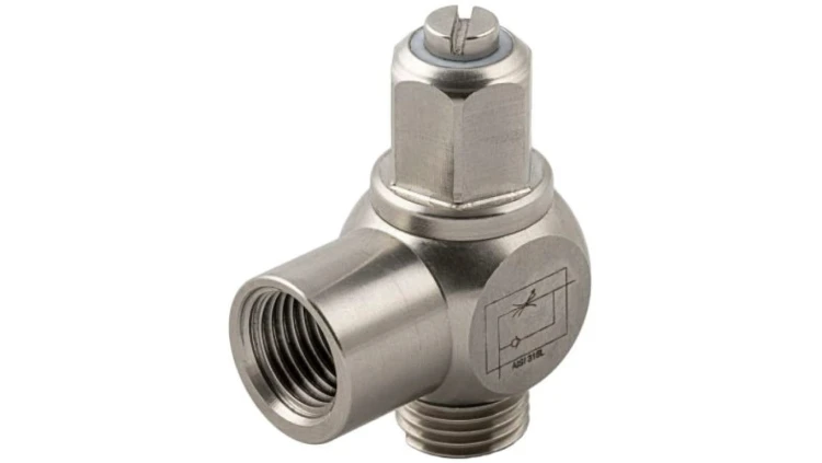 Regulator przepływu RS PRO Gwintowany Regulator przepływu 66070 1/4cal