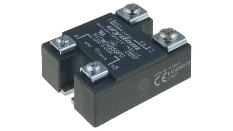 H12WD4850PG Przekaźnik półprzewodnikowy Uster: 4...32VDC 50A 48...660VAC IP00