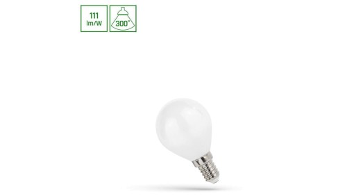 LED KULKA E-14 230V 5.5W COG WW MILKY SPECTRUM