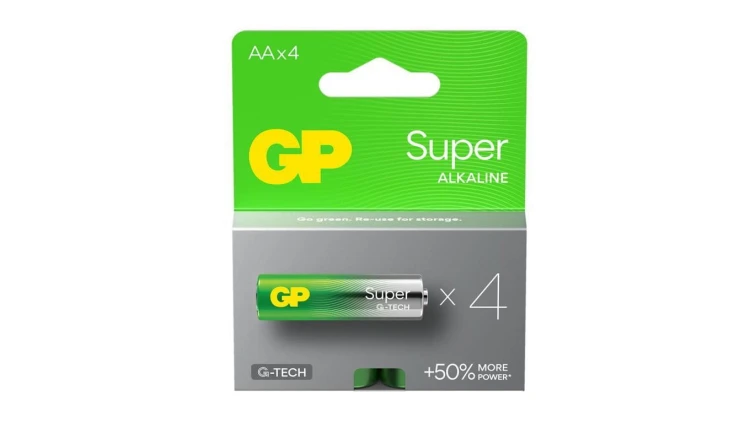4 x bateria alkaliczna GP Super Alkaline G-TECH LR6 / AA