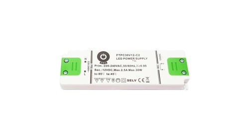 Zasilacz led FTPC 30W meblowy 12V DC FTPC30V12-C2