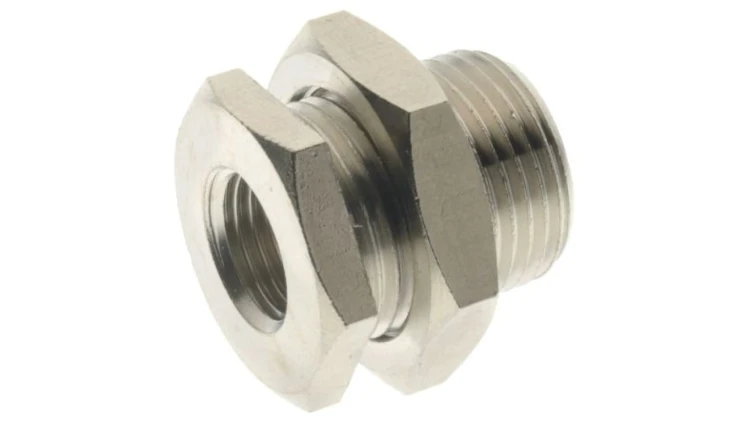Złącze wielostykowe BSP 1/2 BSP Female M28 RS PRO Adapter gwintowany grodziowy 1/2 in Female