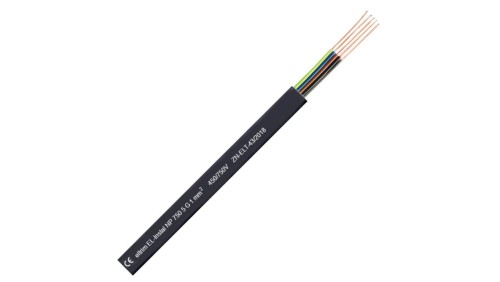 Kabel instalacyjny płaski EL-Instal NP YDYp 3x1,5mm2 czarny 450/750V uniepalniony Dca drut Eltrim /100m/