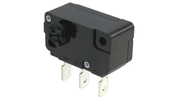 Mikroprzełącznik SNAP ACTION bez dźwigni SPDT 5A/250VAC IP40 D2MC-5F