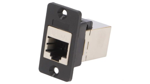 Łącznik RJ45 - RJ45 Kat 5e 8p8c SLIM ekranowane 29mm plastik CP30620S