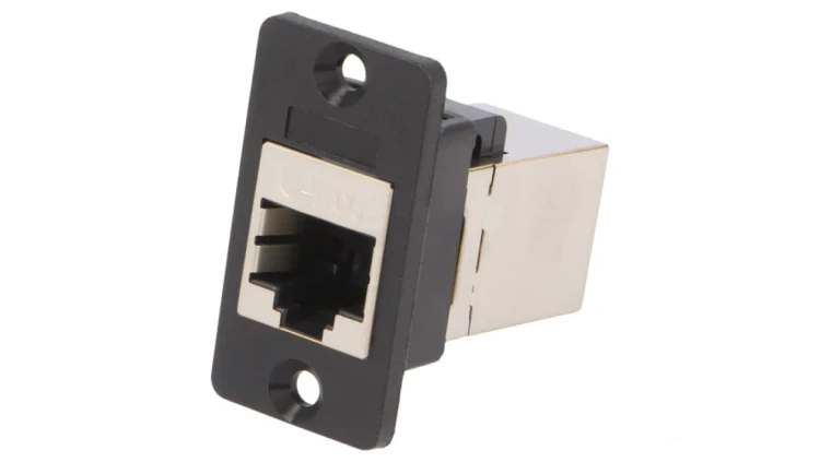 Łącznik RJ45 - RJ45 Kat 5e 8p8c SLIM ekranowane 29mm plastik CP30620S