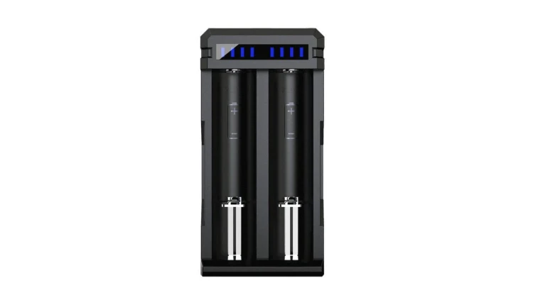 Szybka ładowarka do akumulatorów cylindrycznych Li-ion 18650 Xtar SC2 USB-C