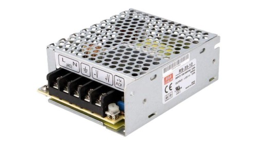 RS-35-12 Zasilacz impulsowy do wbudowania modułowy 35W 12VDC 3A
