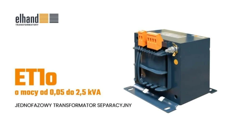 Transformator 1-fazowy oddzielający typ ET1SM-0,70 690/110 V