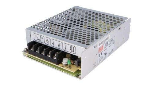 RS-75-48 Zasilacz impulsowy do wbudowania modułowy 75W 48VDC 1,6A
