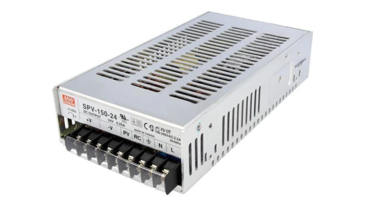 SPV-150-24 Zasilacz impulsowy do wbudowania programowalny 150W 24VDC 6,25A