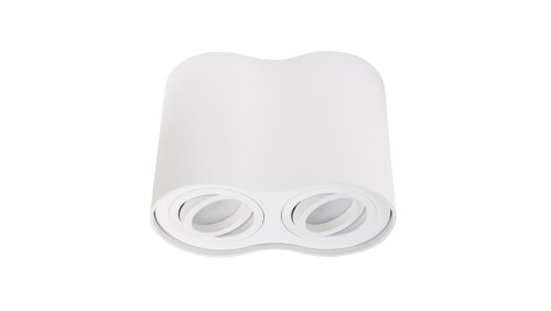 MAXLIGHT C0085 LAMPA SUFITOWA BASIC ROUND BIAŁA PODWÓJNA