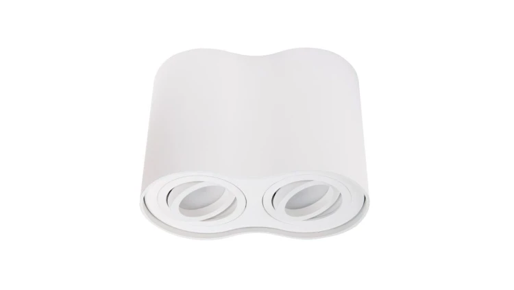 MAXLIGHT C0085 LAMPA SUFITOWA BASIC ROUND BIAŁA PODWÓJNA