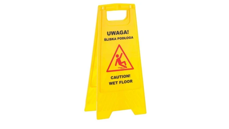 Tablica ostrzegawcza Uwaga! Śliska Podłoga” HFA001