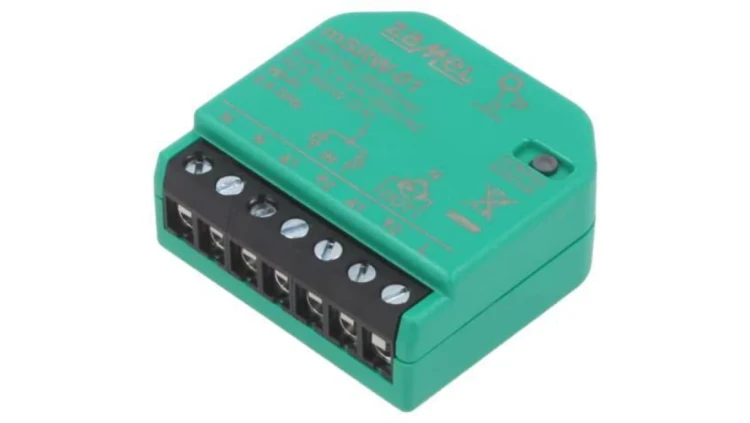 MSRW-01 Sterownik rolet, dopuszkowy, 230VAC, IP20, -10÷55C, Output: 2