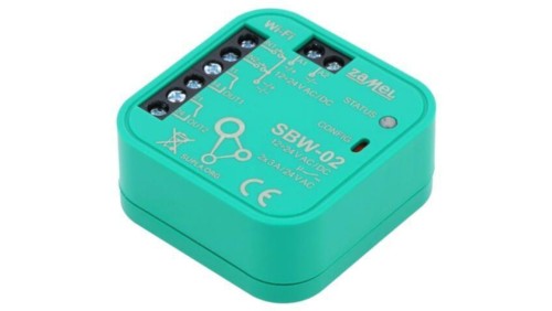 SBW-02 Sterownik bramy, dopuszkowy, 12÷24VAC, 12÷24VDC, IP20, Input: 2