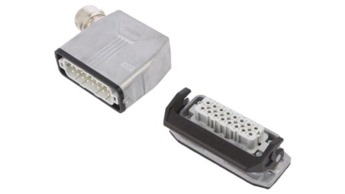 HCSTAA16PTBWSHSM25 Złącze HDC, męskie + żeńskie, il.pinów: 16, 16A, 250V, HDC, 16+PE, M25