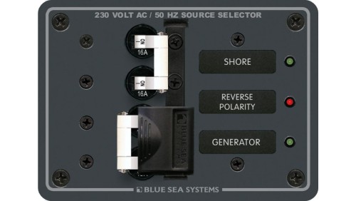 Przełącznik źródła zasilania Blue Sea AC (Europejski)