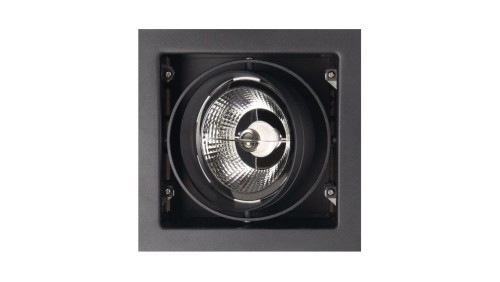 MAXLIGHT H0048 OPRAWA WPUSTOWA MATRIX I CZARNA AR111 GU10 230V