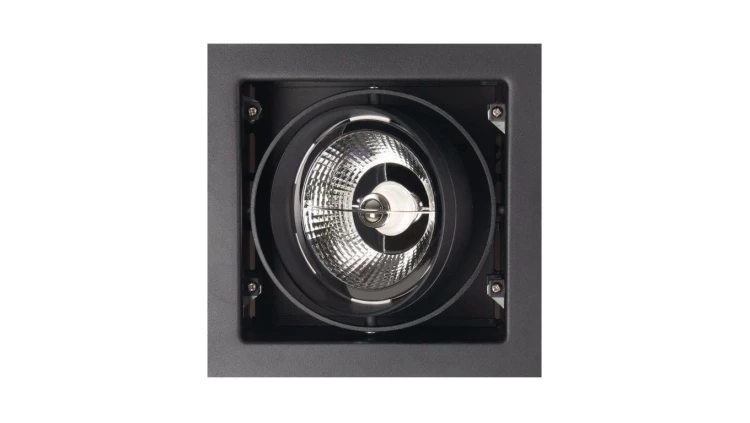 MAXLIGHT H0048 OPRAWA WPUSTOWA MATRIX I CZARNA AR111 GU10 230V