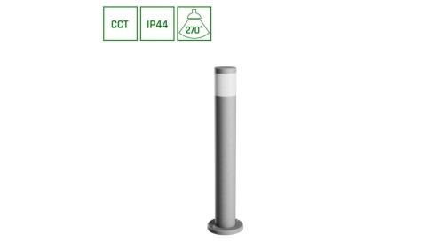 STELLA COLUMN GU10 6W CCT 230V 270ST IP44 IK08 175X722MM SZARY OKRĄGŁA