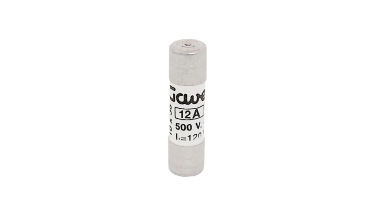 Wkładka topikowa cylindryczna CH 10x38 gG 12A/500V z wybijakiem, 30F12GLIF